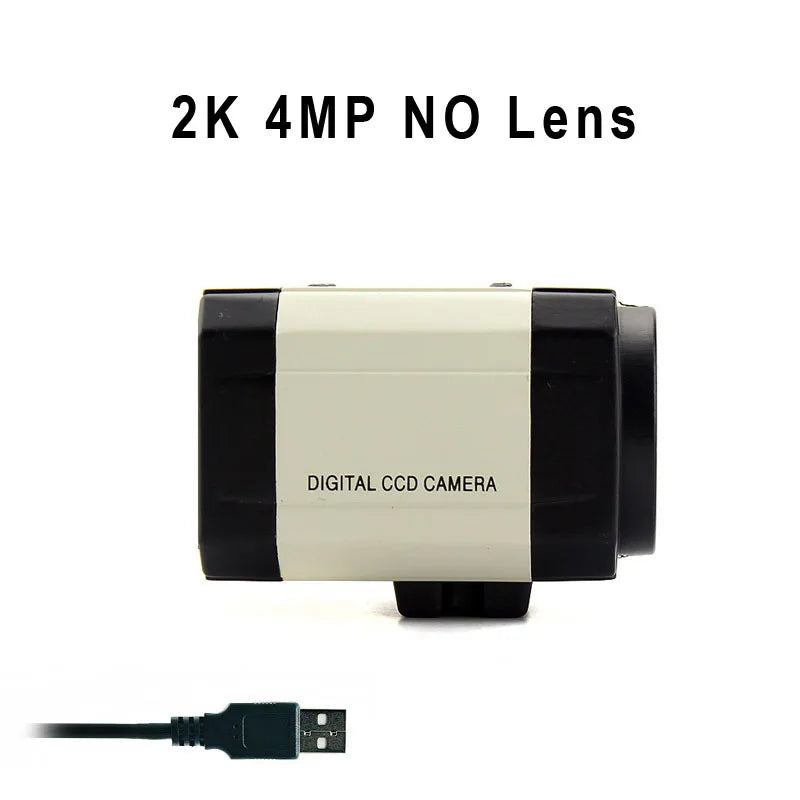 4MP 30fps 2560x1440 High Speed UVC USB Webcam 5-50mm / 2.8-12mm Varifocal  Zoom Lens option 720P USB 1280*720 USB Camera