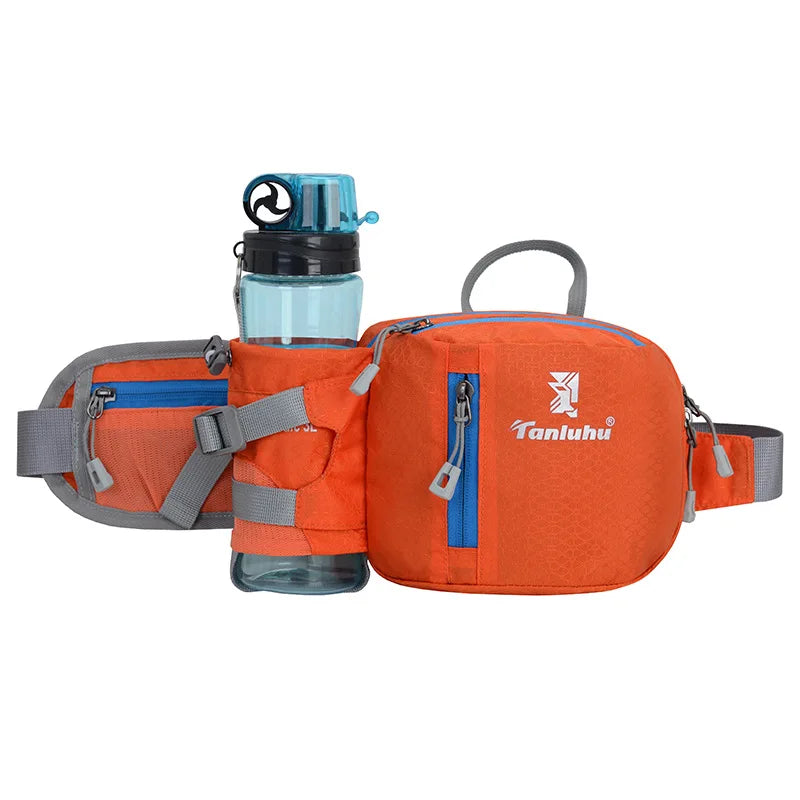 Running Waist Belt with Water Bottle Pouch