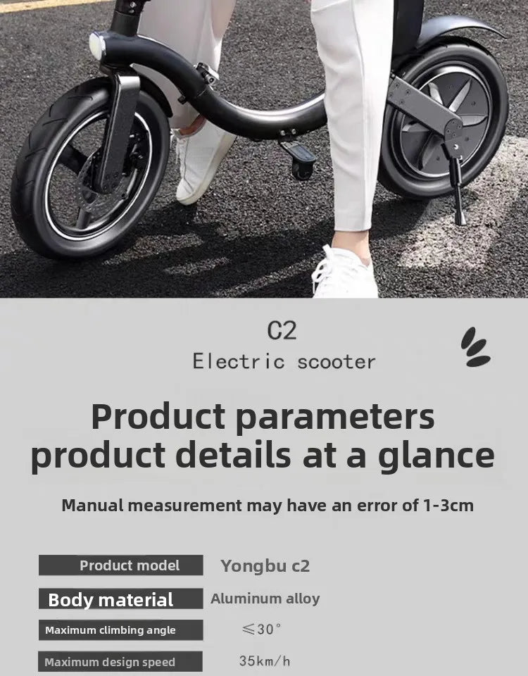 Folding electric bicycle, small, ultra-light and portable, transportation lithium batteries help drive battery cars