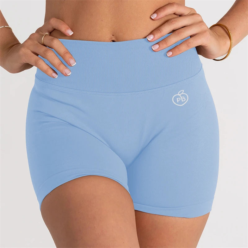 Bum Women V-Back Waist Shaping Scrunch Butt Shorts Fitness Training Yoga Clothing Butt Lifting Workout Leggings Cycling Sports