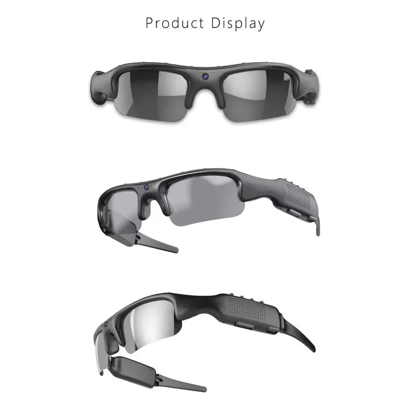 Smart Sports Glasses Outdoor Cycling HD 1080P DVR Camcorder Sun Glasses Built-in Audio Video Recording WiFi Cam Sunglasses