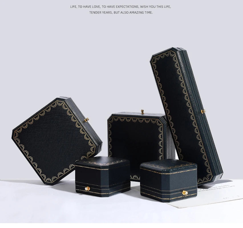 Premium Octagonal Jewelry Box – Elegant Storage for Rings, Necklaces & Bracelets