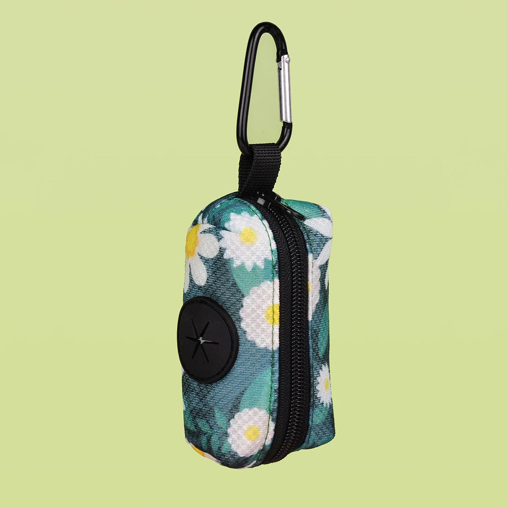 Cute Designer Dog Poop Bag Holder Dispenser Clip-On Waste Bag Holder for Any Dog Leash