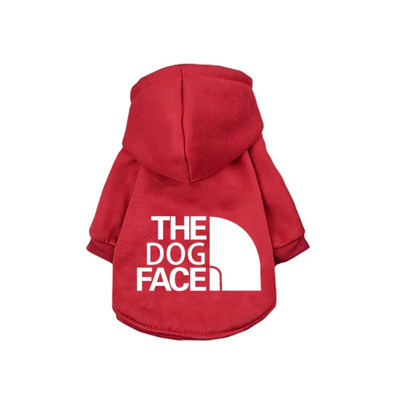 Warm Hooded Dog Jacket Coat Autumn Winter Pet Hoodie Clothing for Small & Large Dogs Corgi Border Collie