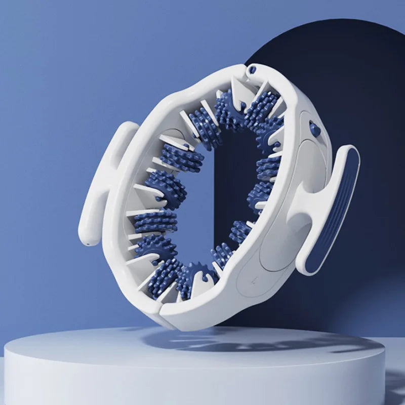 Ring Leg Massager Massage Roller Detachable Handles for Full Body Neck Shoulder Abdominal Muscle Slimming Relaxation