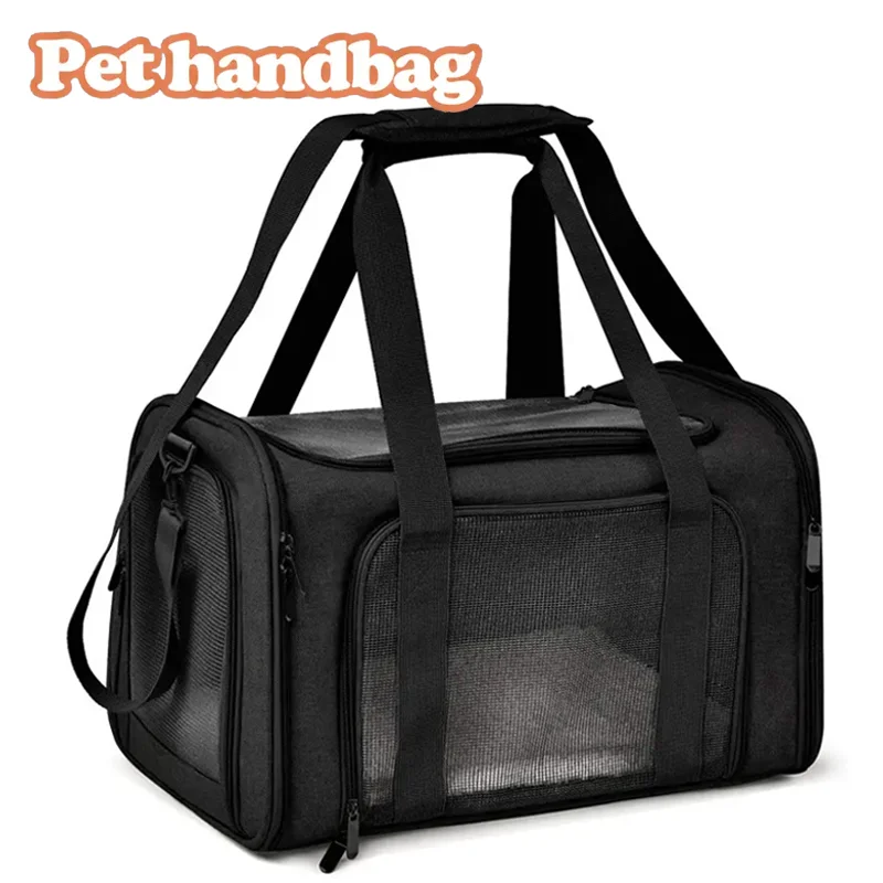 Airline Approved Pet Carrier Backpack Side Ventilated Cat & Dog Travel Bag for Small Pets