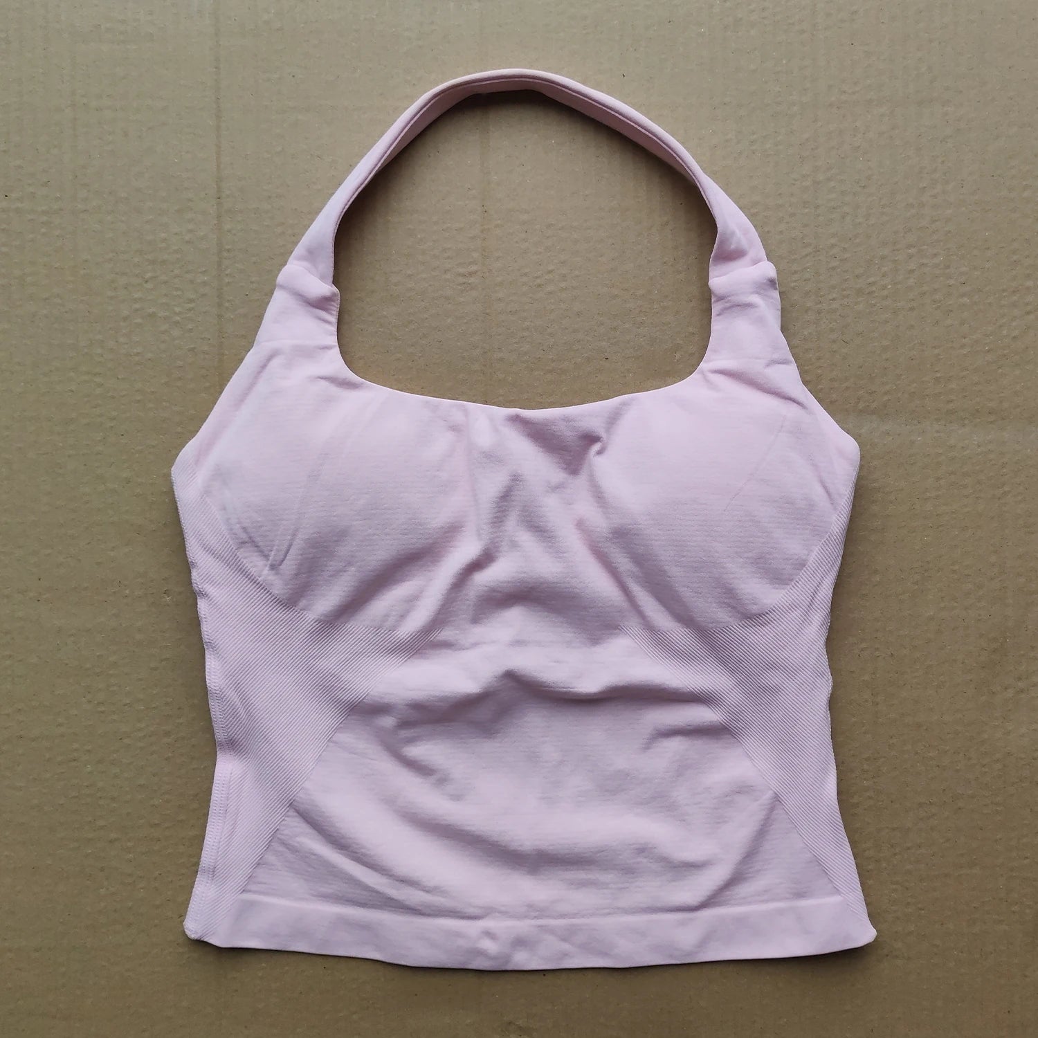 High Impact Halter Neck Push-Up Sports Bra – Backless Yoga & Gym Activewear for Women