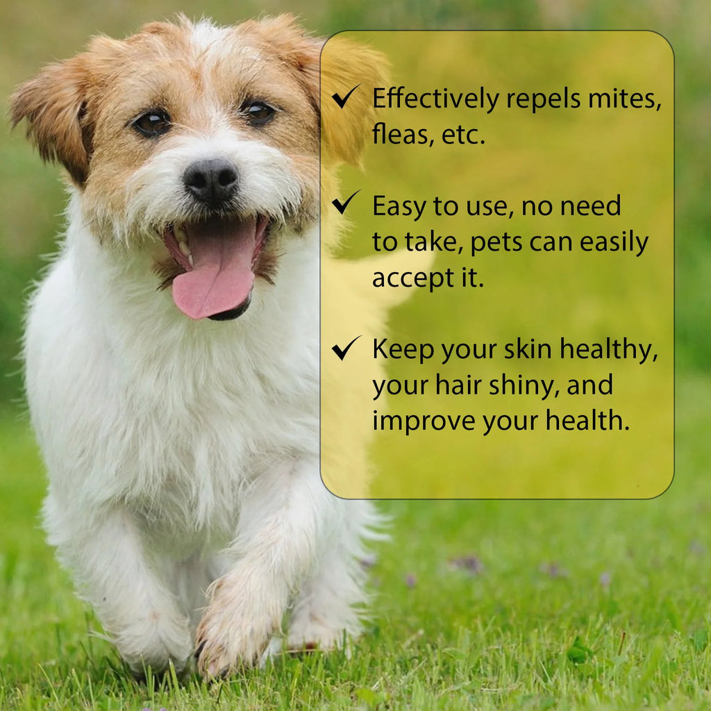 YEGBONG Pet Flea Tick Prevention Drops Fast Acting Waterproof Formula for Dogs and Cats with Sensitive Skin Vet Recommended