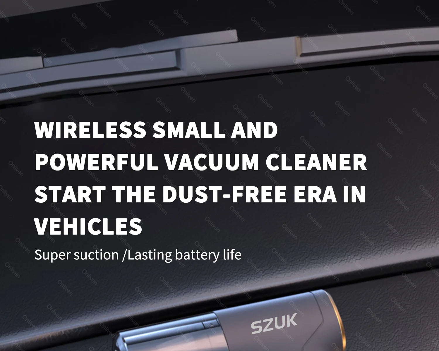 Cordless Car & Home Vacuum Cleaner – 98,000Pa High Suction, USB Rechargeable