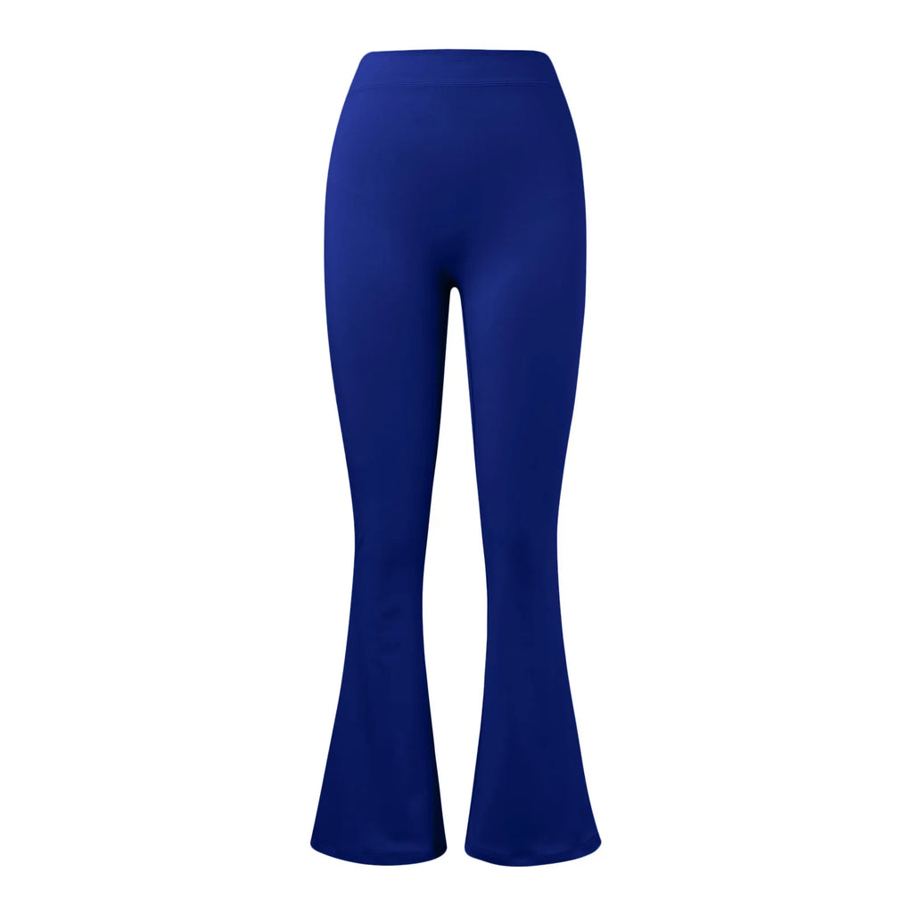 Sexy Yoga Flare Pants Women V-Cut Waist High Waist Push Up Butt Fitness Leggings Comfort Fit Gym Running Fashion Slim Leggings