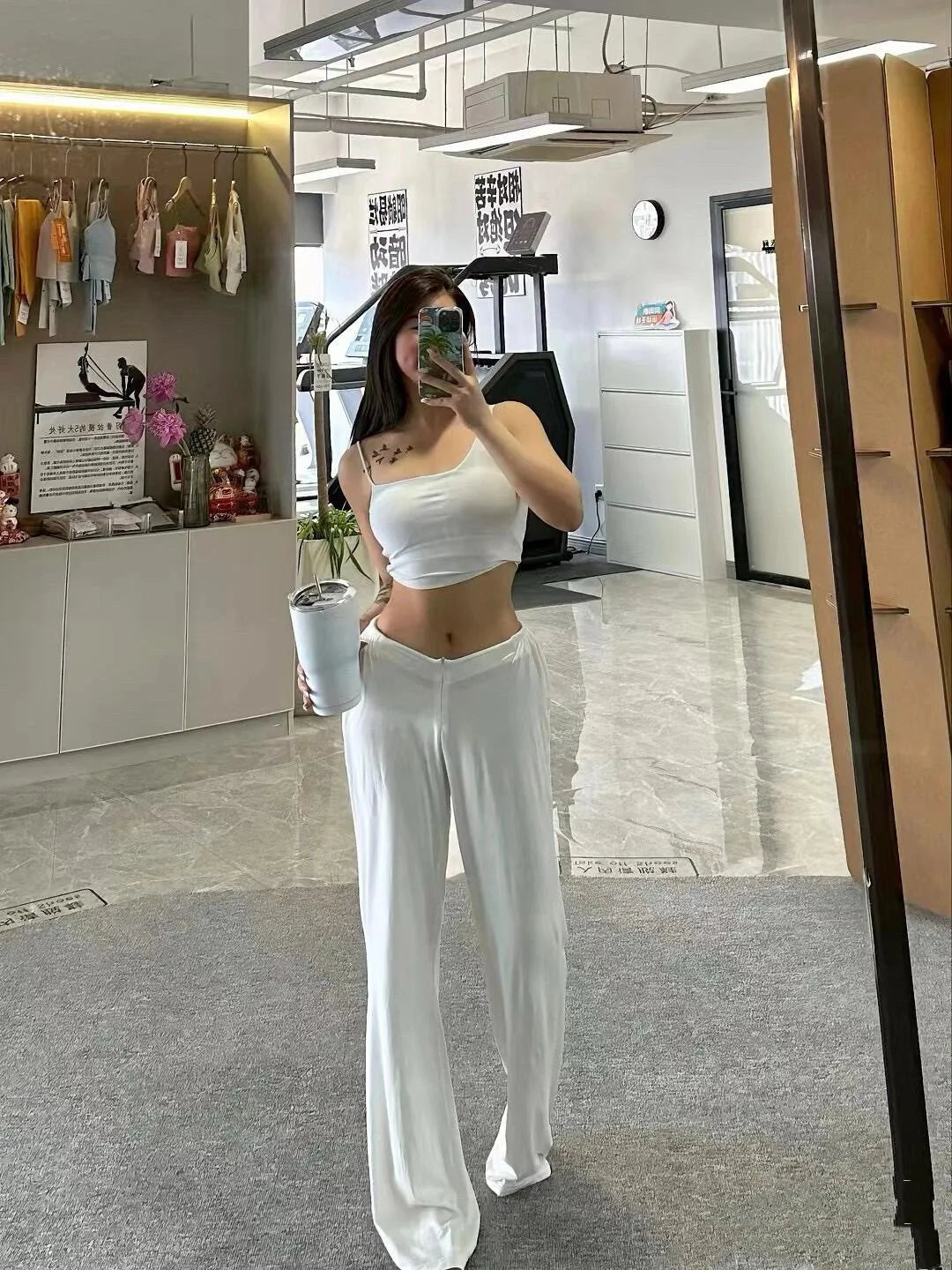 High-Waist Zipper Yoga Pants for Women