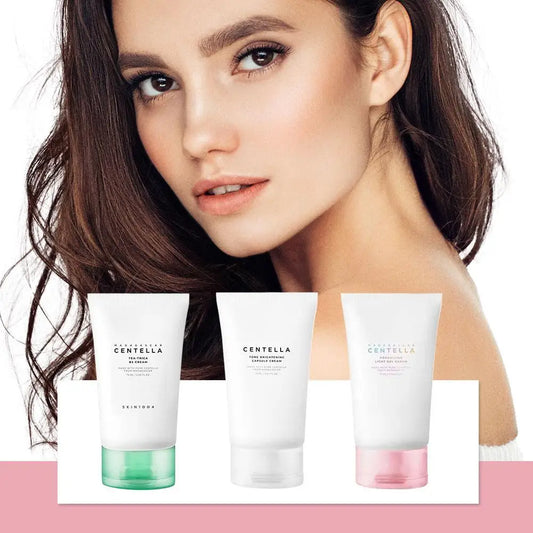 Centella Asiatica Skin Care Set – Brightening Serum Calming Toner & Moisturising Sunscreen