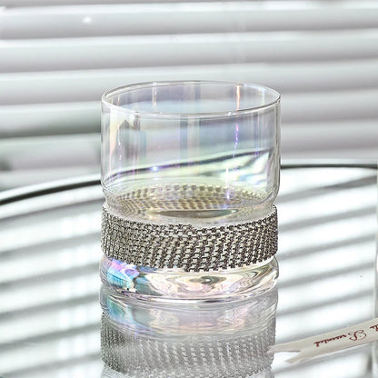 Luxury Diamond-Style Glass Cup – Heat-Resistant for Beer, Juice, Coffee & Whisky