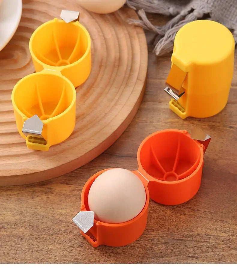 Portable Eggshell Opener & Handheld Egg Beater – Kitchen Egg Tools for Easy Cooking