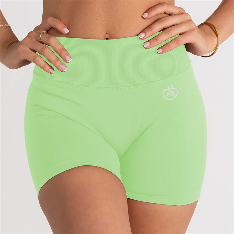 Bum Women V-Back Waist Shaping Scrunch Butt Shorts Fitness Training Yoga Clothing Butt Lifting Workout Leggings Cycling Sports