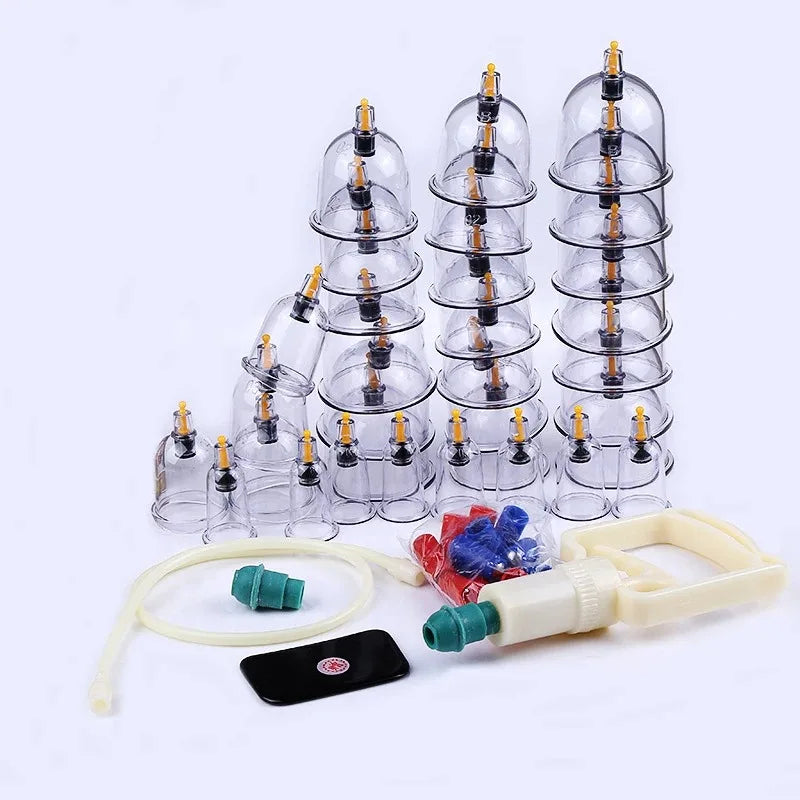 32PCS Vacuum Cupping Set – Body Massage & Anti Cellulite Therapy