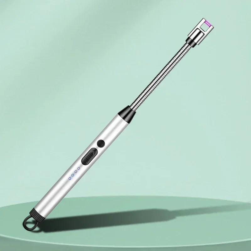 360° Electric Arc Lighter – USB Windproof Flameless BBQ Lighter