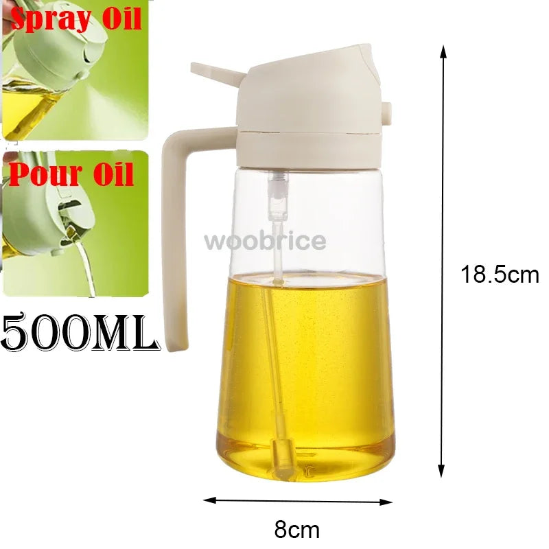 Oil Dispenser Seasoning Accessories Oil Cruet Bottle Oil Spray Kitchen Utensils for Kitchen Barbecue Oils Sprayer Container