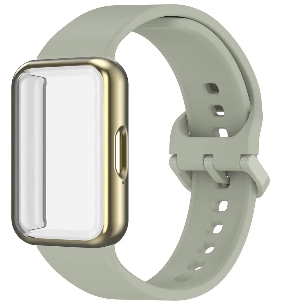 Samsung Galaxy Fit 3 Strap & Case – Silicone Band Cover Kit