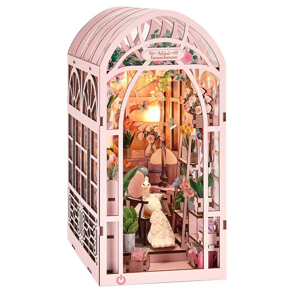 DIY Book Nook Kit – Sunshine Coffee Shop 3D Wooden Puzzle Decor