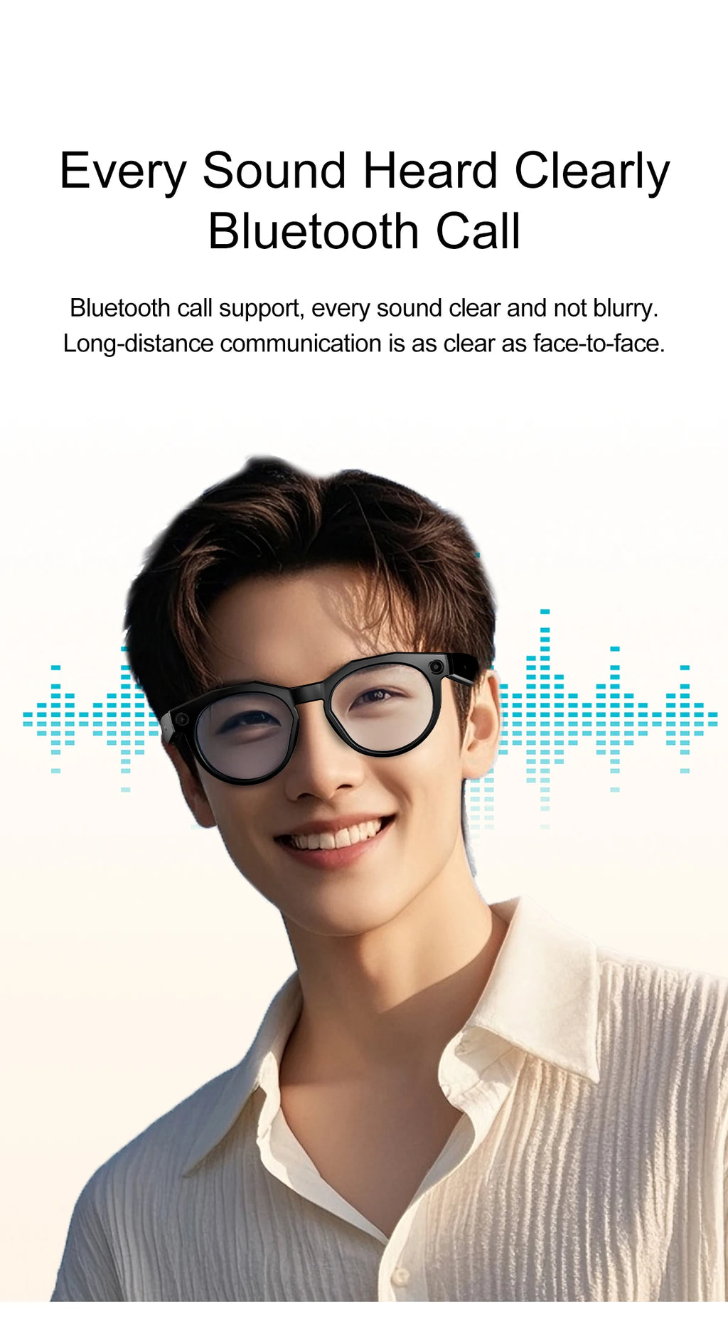 2026 New 4K HD AI Smart Glasses Men 800W Pixel Camera Bluetooth Call 4GB WIFI Transmission Voice Assistant Smart Glasses Women