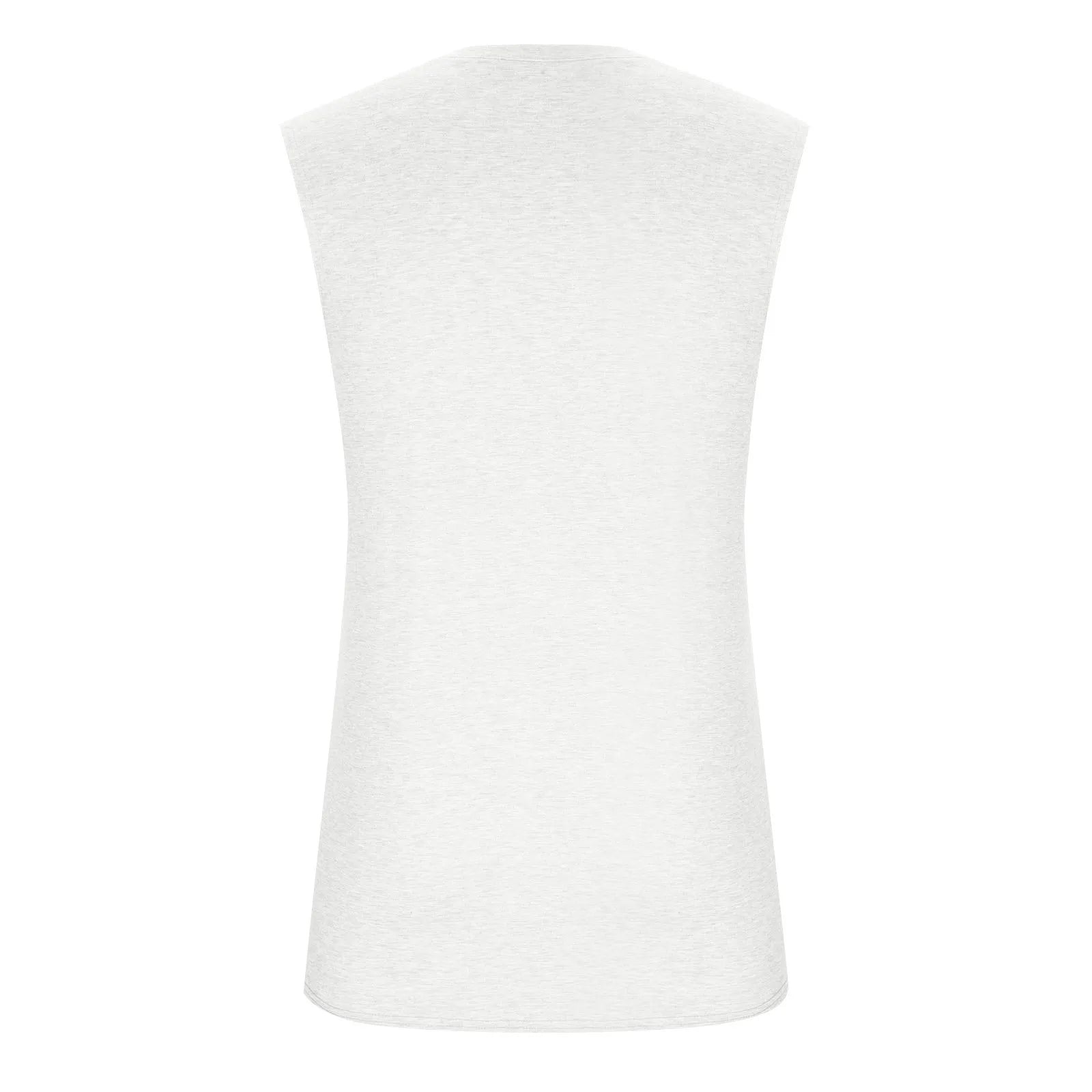 2025 Men'S Muscle Fitness Shirt Sports T-Shirt Gym Training Shirt Summer Casual Vest Tree Print Sleeveless Round Neck