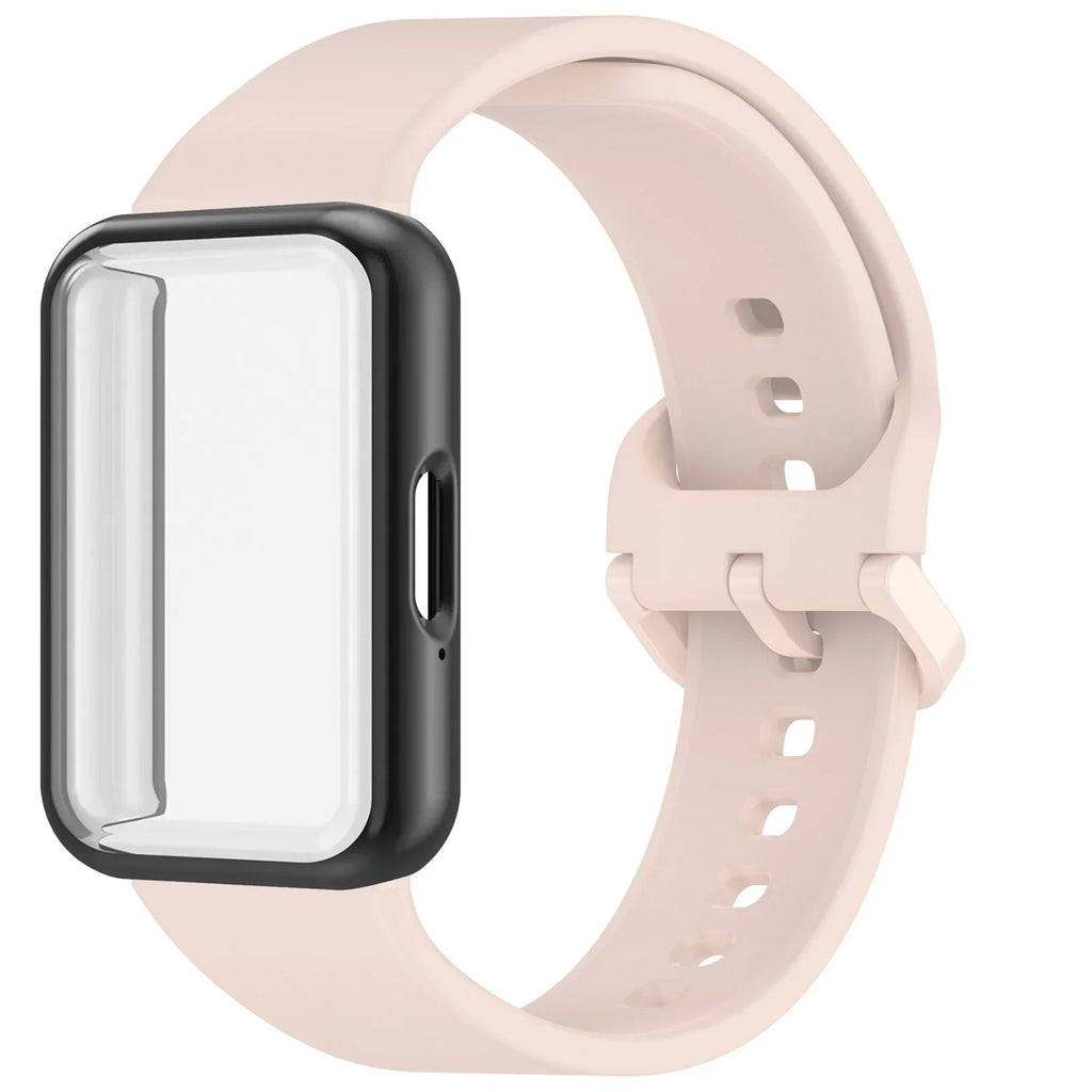 Samsung Galaxy Fit 3 Strap & Case – Silicone Band Cover Kit