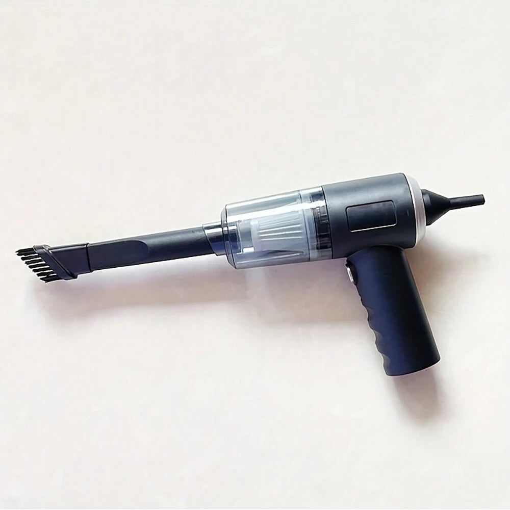 3-in-1 Handheld Car & Home Vacuum Cleaner – USB Rechargeable, Suction & Blower