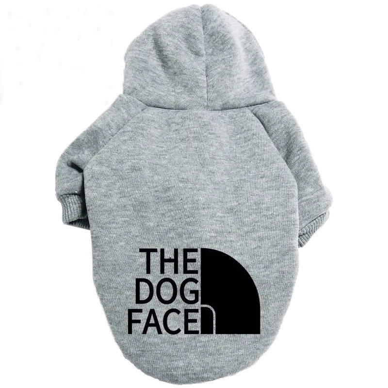 Warm Hooded Dog Jacket Coat Autumn Winter Pet Hoodie Clothing for Small & Large Dogs Corgi Border Collie