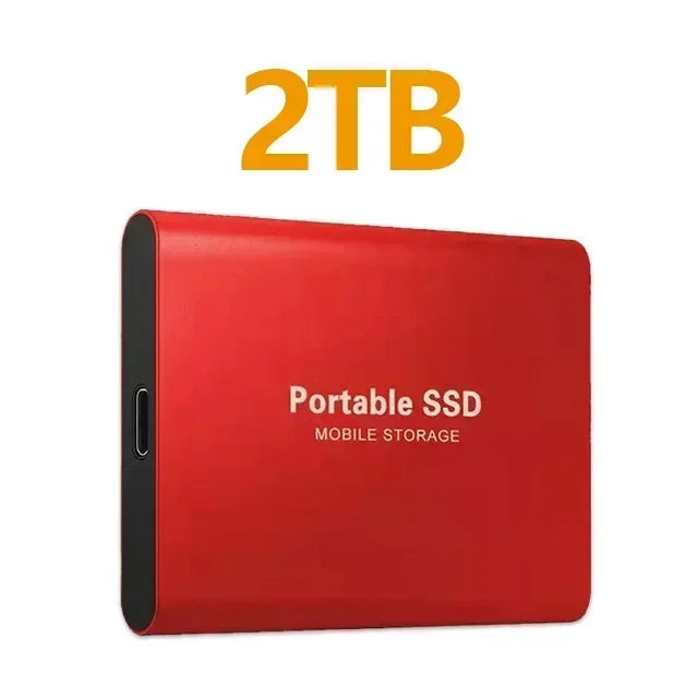 Portable SSD 1TB Original Hard Disk USB3.1 High Speed Hard Drive Type-C Solid Disk 2TB 4TB External ssd for Phone/Loptop/Mac/PC