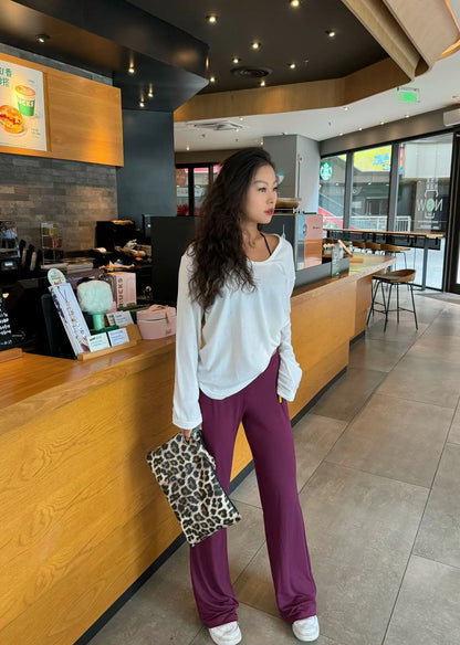 High-Waist Zipper Yoga Pants for Women