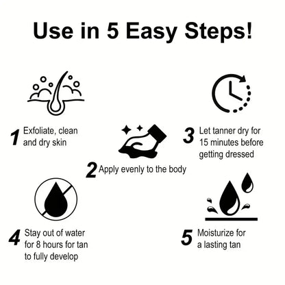 Natural Self-Tanning Spray – Brown Glow Formaldehyde-Free Quick-Action Unisex