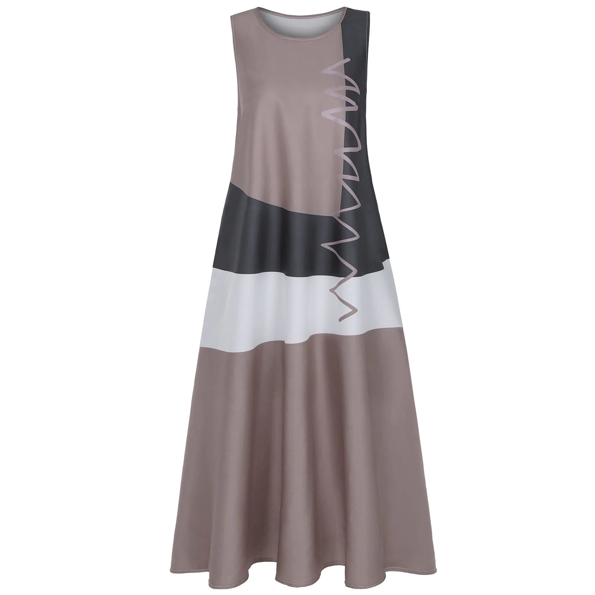 Women’s Boho Maxi Dress – Summer Casual Floral Loose Long Dress for Beach & Party