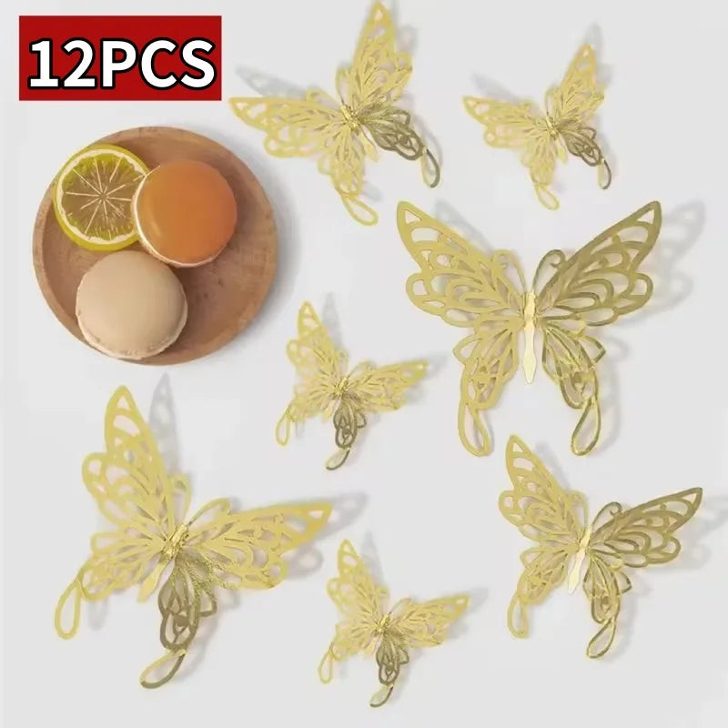 3D Butterfly Wall Stickers – DIY Decorative Butterflies for Home Decor