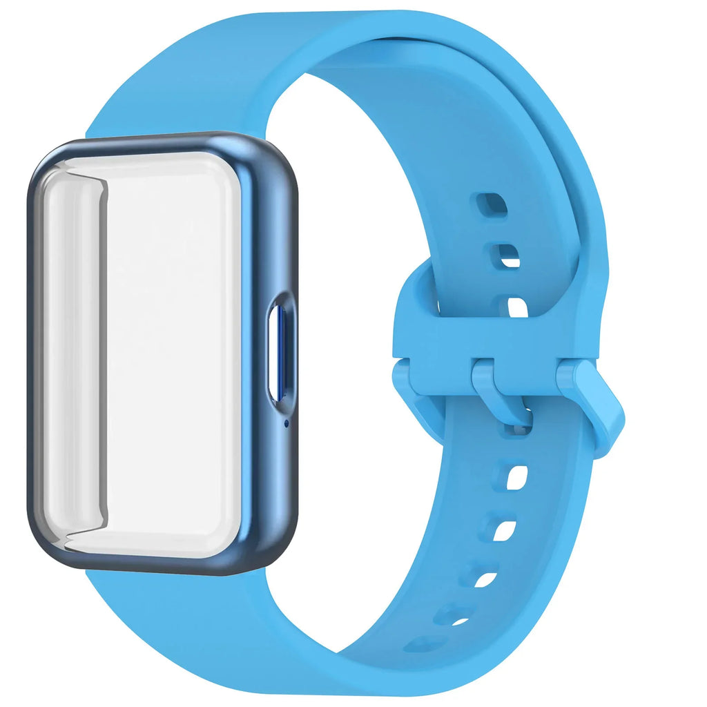 Samsung Galaxy Fit 3 Strap & Case – Silicone Band Cover Kit