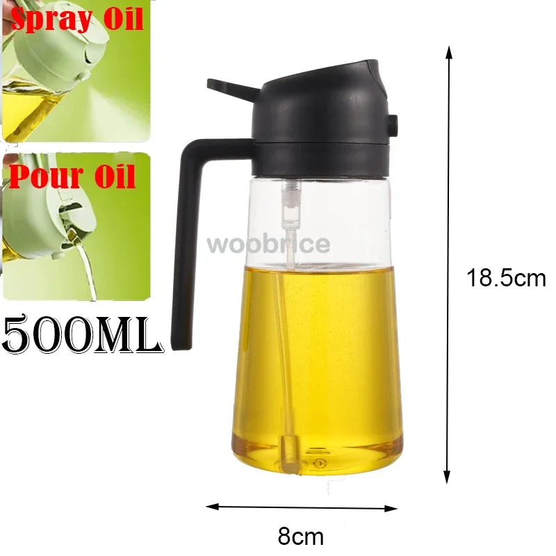 Oil Dispenser Seasoning Accessories Oil Cruet Bottle Oil Spray Kitchen Utensils for Kitchen Barbecue Oils Sprayer Container