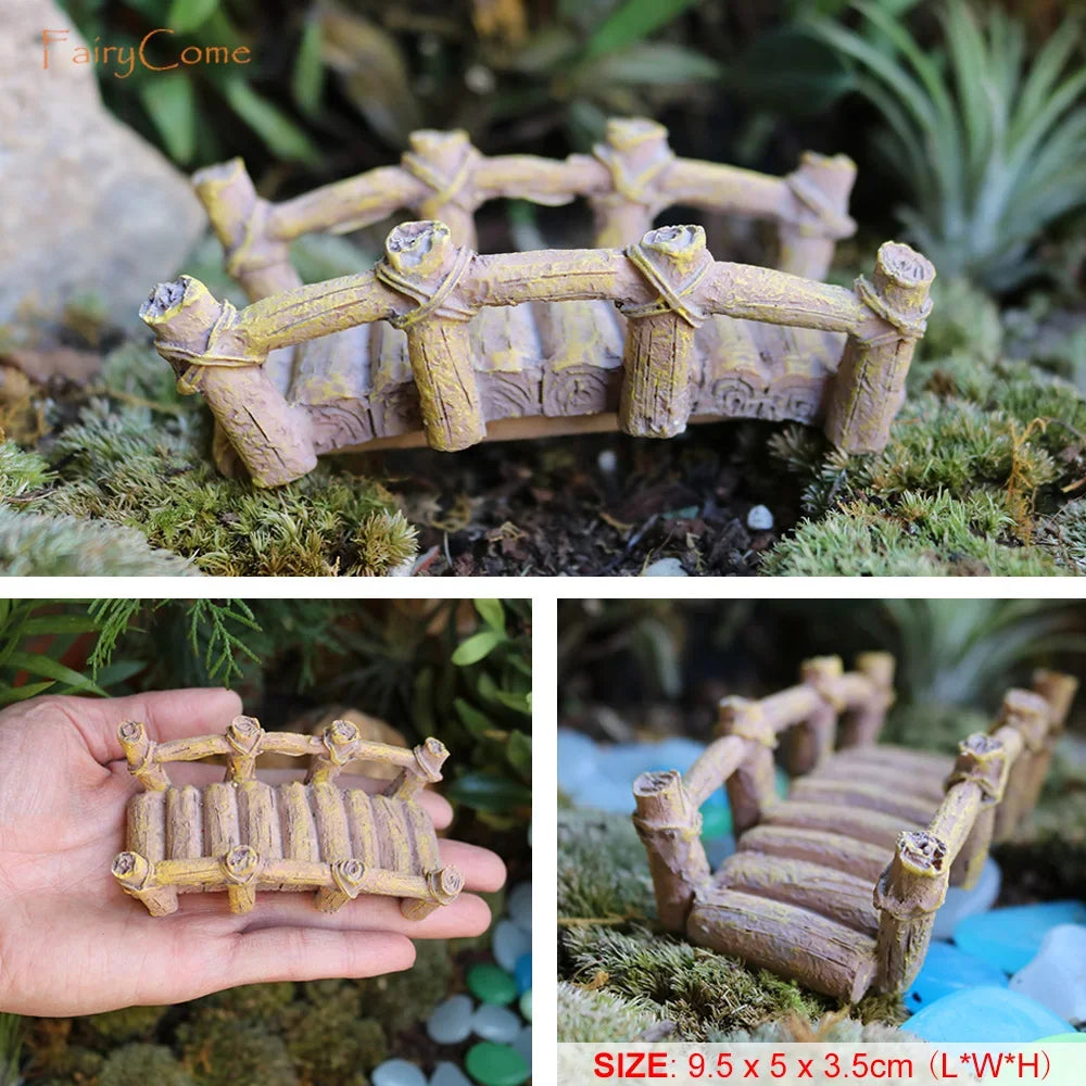 Mini Fairy Garden Figurines – Resin Fairy Statue Garden Decor