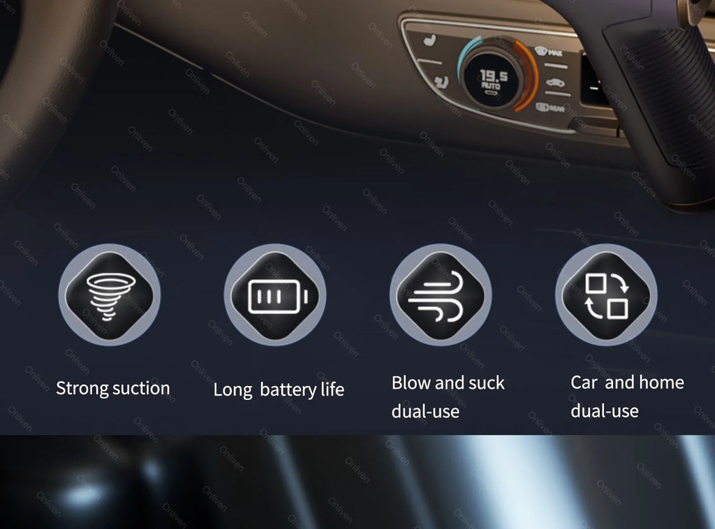 Cordless Car & Home Vacuum Cleaner – 98,000Pa High Suction, USB Rechargeable