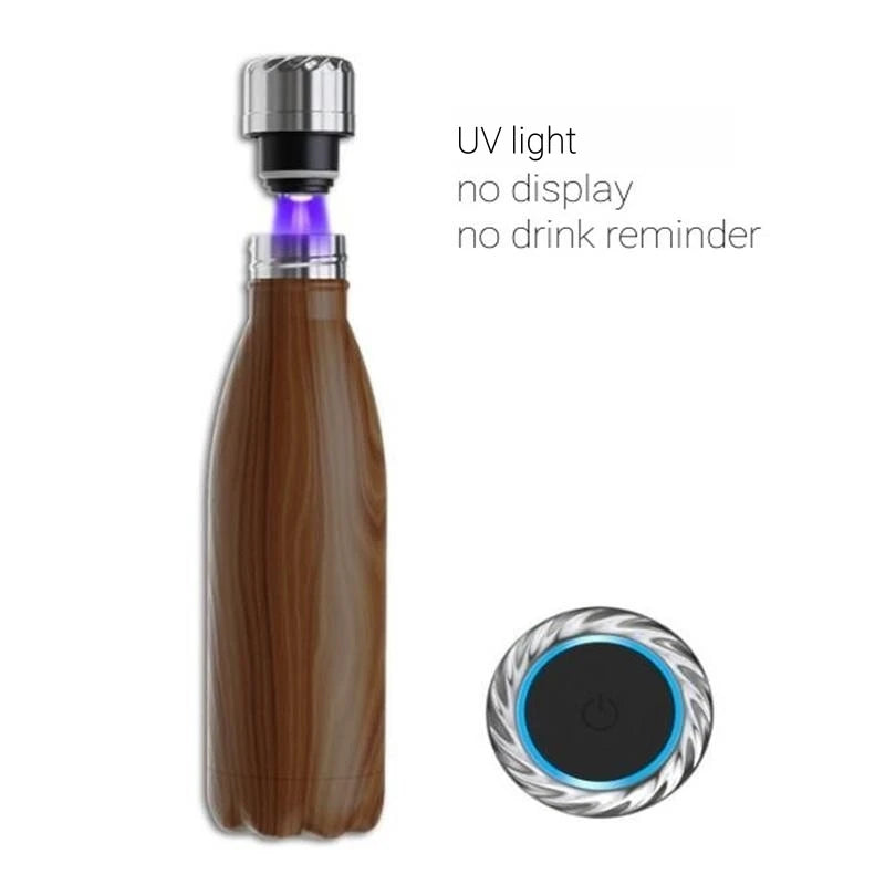 Smart UV Water Bottle – Self Cleaning Digital Thermos with Reminder