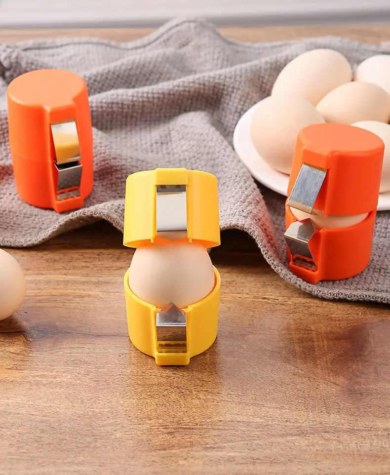 Portable Eggshell Opener & Handheld Egg Beater – Kitchen Egg Tools for Easy Cooking