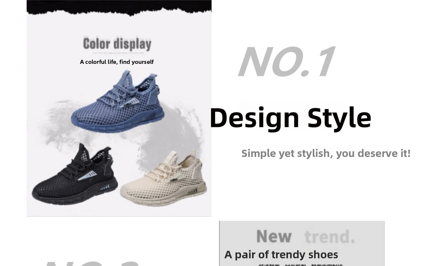 Men’s Breathable Mesh Sports Shoes