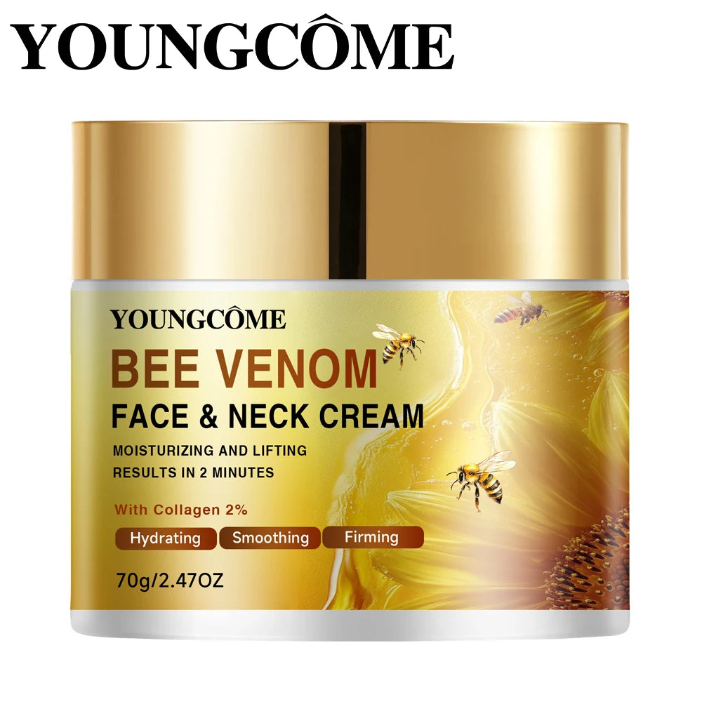 40/70g Bee Venom Face Neck Cream - Daily Moisturizing Firming Skin Smoothing Lifting Care for All Skin Types