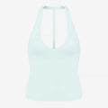CSB backless halter neck vest & Scrunch Shorts   Gym Vest woman  Cropped Top Yoga Tank Top Self-Padded High Stretch Top