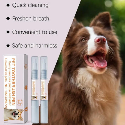 Pet Teeth Cleaning Pen for Dogs & Cats – Easy Dental Care for Fresh Breath