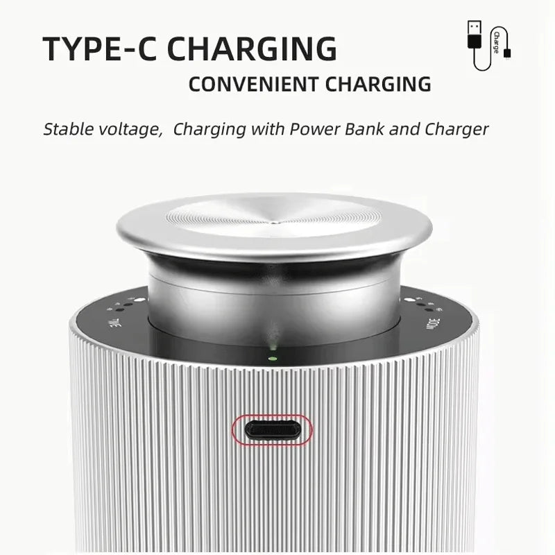 Portable Car Aroma Diffuser – USB Rechargeable Fragrance Machine