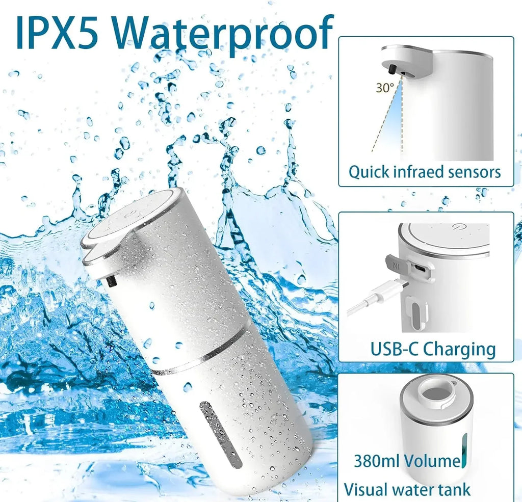Automatic Touchless Soap Dispenser – USB Infrared Sensor Pump