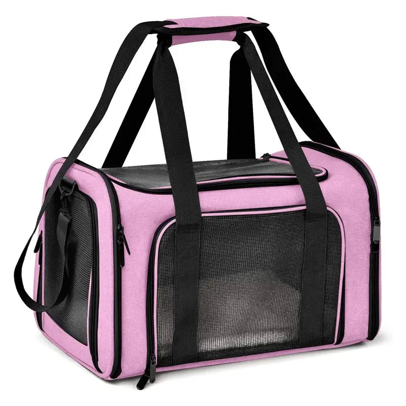 Airline Approved Pet Carrier Backpack Side Ventilated Cat & Dog Travel Bag for Small Pets