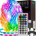 RGB LED Strip Lights with 44-Key Remote – USB 5V Colour Changing Light Strip for Bedroom TV Backlight & Party Decor