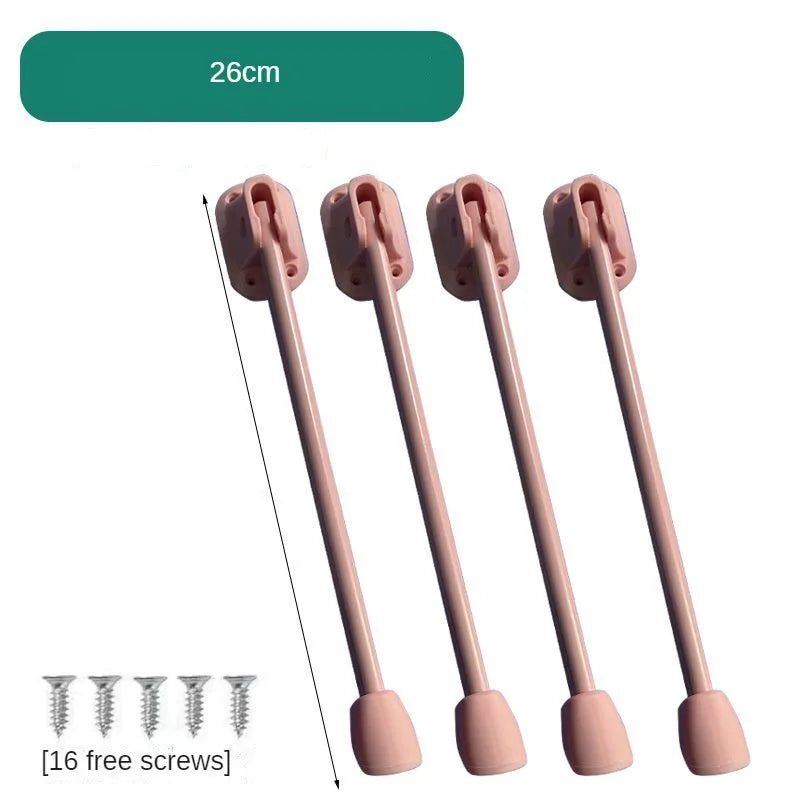 Iron Outdoor Portable Table Legs Adjustable 28/26cm Camping Picnic Table Legs No Punching Required Natural Hike Accessories