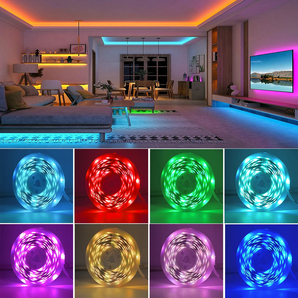 RGB LED Strip Lights – APP Control Room Decoration Light